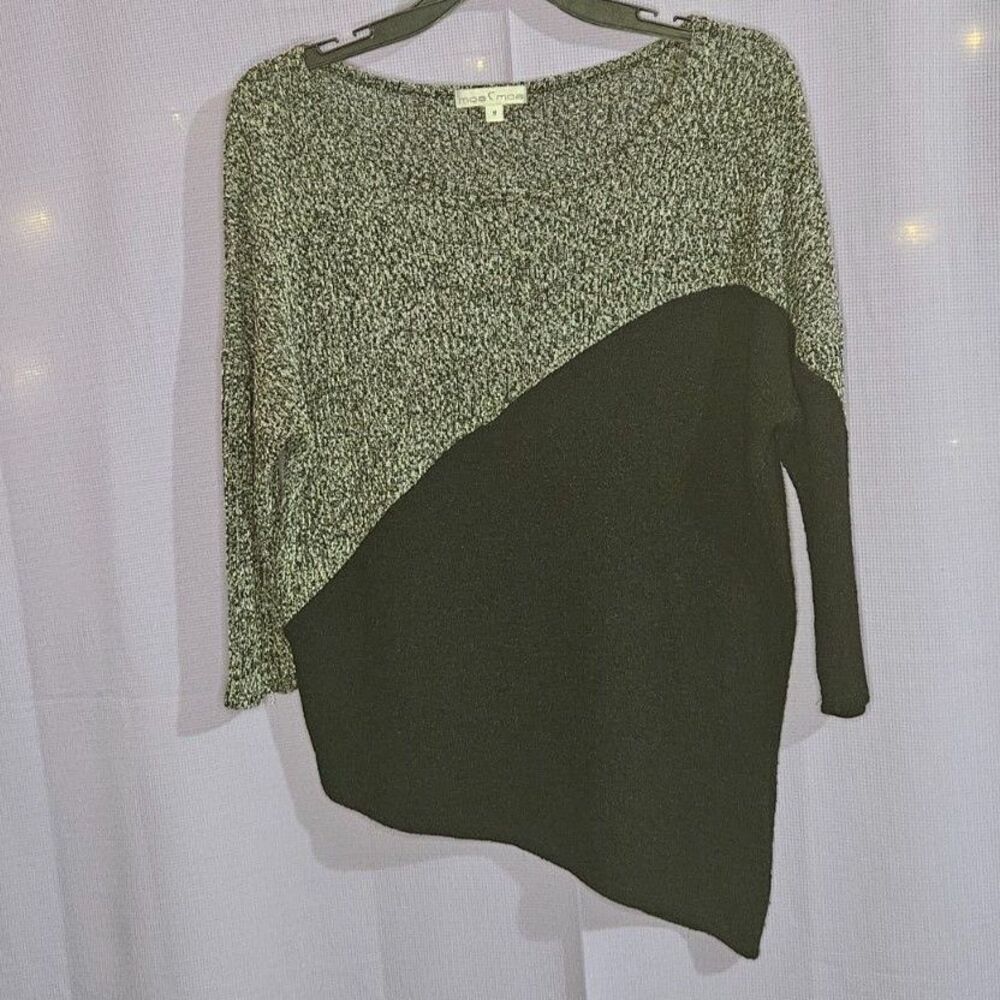 Moa Moa, Black, White , Top, Size: M